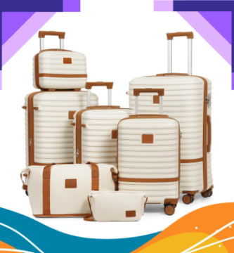 Amazon Basics luggage sets in two three and four pieces