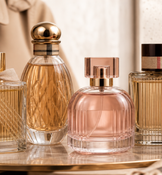 Luxury perfume bottles for a Burberry perfume guide