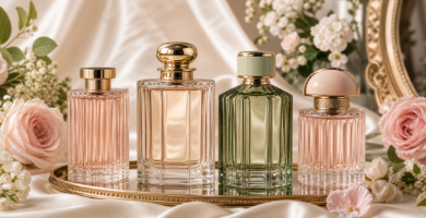 Luxury perfume bottles for a Gucci perfume guide