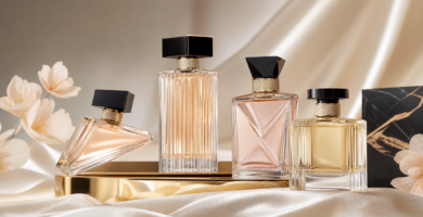 Luxury perfume bottles for a Prada perfume guide