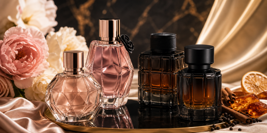 Luxury perfume bottles for a Viktor&Rolf perfume gift guide