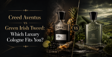 Creed Aventus and Green Irish Tweed fragrance comparison